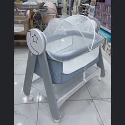 سرير اطفال مزود بجهاز mb3 أيضا هزاز بعدة سرعات 8
